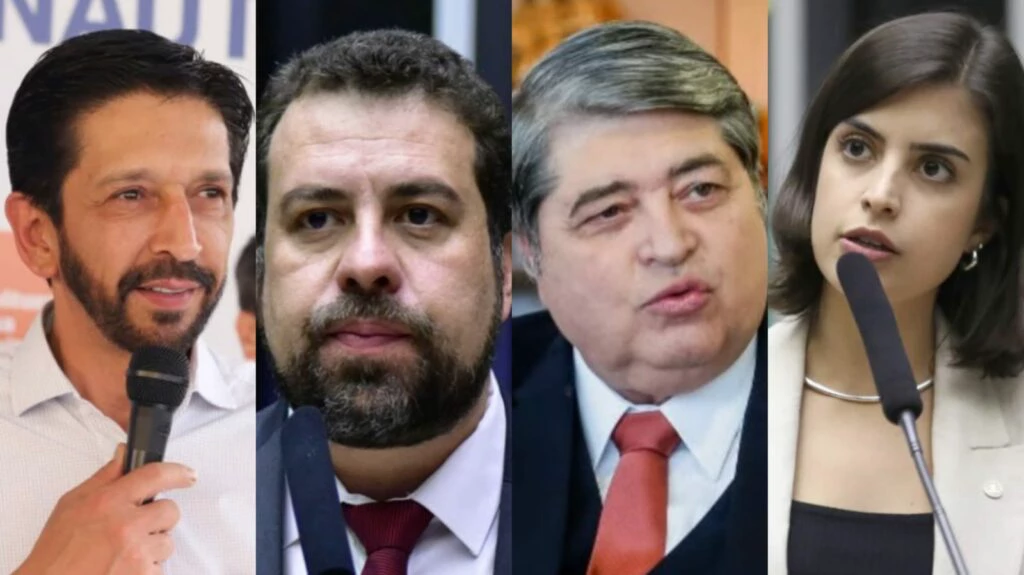 Nunes tem 28 1 Boulos 24 2 Datena 12 1 e Tabata 9 1 Flávio