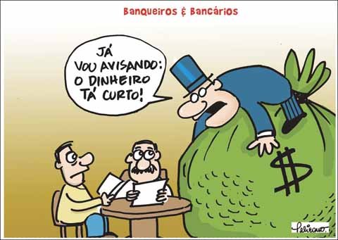 banqueiros-bacarios-greve-200912-pelicano-humor-politico - Flávio Chaves