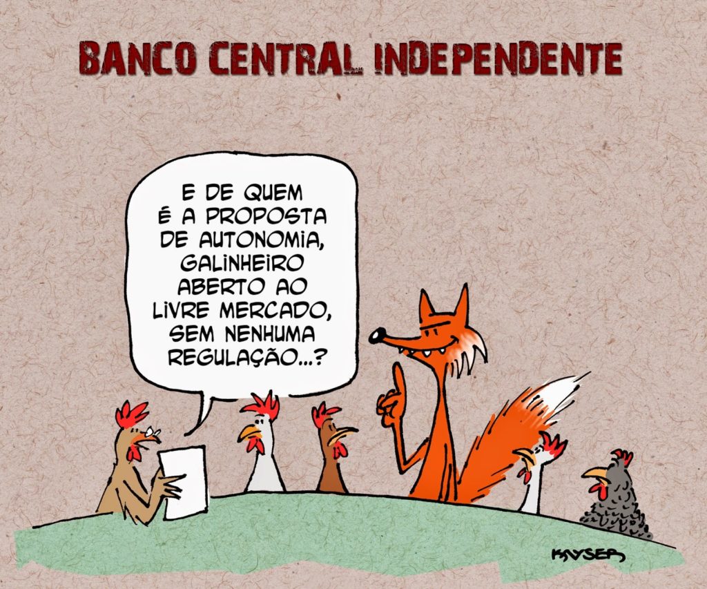 Resultado de imagem para autonomia do bc charges