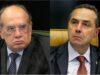 Barroso e Gilmar batem boca no STF: ‘Vossa excelência perdeu’