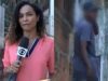 Bandido armado ameaça jornalista da Globo ao vivo