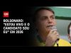 “Estou vivo e o candidato sou eu”, diz Bolsonaro sobre as eleições de 2026